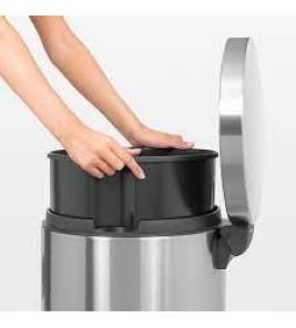 PEDAL BIN 45L MATT STEEL BRABANTIA