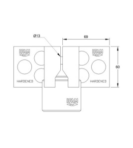 SAFETY HASP & STAPLE PS455 IFAM