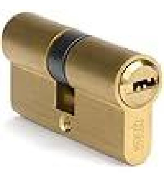 BRASS EURO CYLINDER STR3035L DIMPLE IFAM