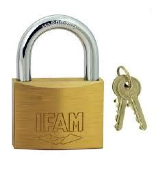 BRASS PADLOCK 70MM START IFAM