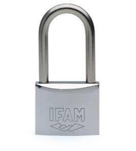 STAINLESS STEEL 30MM LONG SHACKLE PADLOCK IFAM