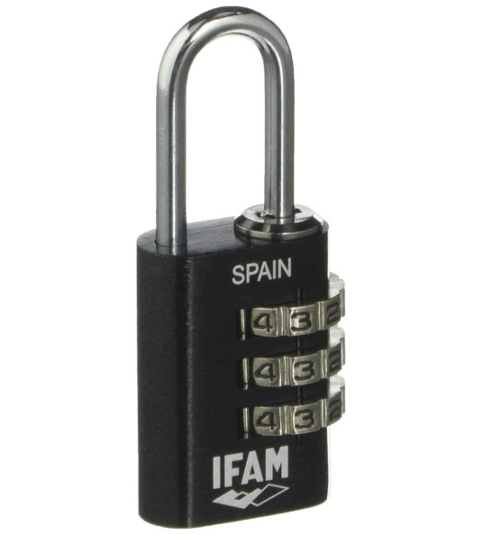 IFAM COMBINATION PADLOCK 30MM BLACK